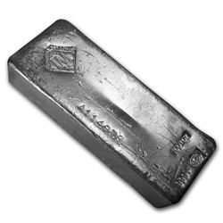 100 oz Silver Bar - Johnson Matthey (Canada\, Serial #)