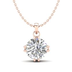 2.44 ctw VS/SI Diamond 2pc Wedding Set Halo 14K White Gold