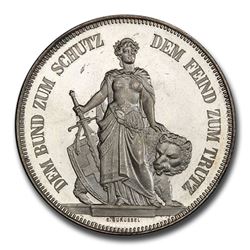1885 Switzerland Bern Silver 5 Francs MS-66+ NGC (PL)