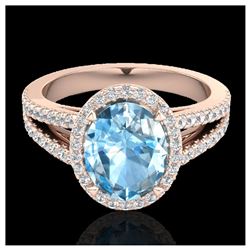 1.07 ctw VS/SI Diamond Art Deco Ring 18K White Gold