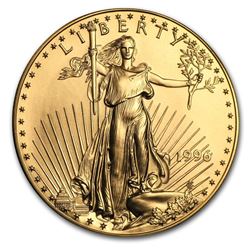 1996 1 oz Gold American Eagle BU