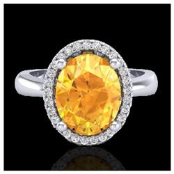 0.91 ctw Princess VS/SI Diamond Art Deco Stud Necklace 18K White Gold
