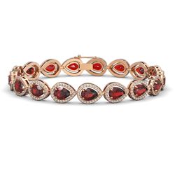 2.04 ctw Intense Blue Diamond Ring 10K Rose Gold
