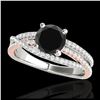 Image 1 : 1.20 ctw H-SI/I Diamond Solitaire Ring 10K Rose Gold