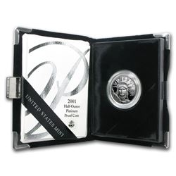 2001-W 1/2 oz Proof Platinum American Eagle (w/Box & COA)