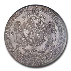 1628 German States Bavaria Silver Thaler Maximilian I MS-65 NGC