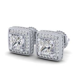 2.22 ctw VS/SI Diamond 2pc Wedding Set Halo 14K Yellow Gold