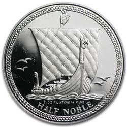 Isle of Man 1/2 oz Platinum Noble Proof