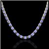 Image 2 : 32.95 ctw Aquamarine & Diamond Bracelet 14K Yellow Gold