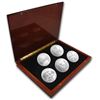 Image 1 : 2011 5-Coin 5 oz Silver ATB Set (Elegant Display Box)