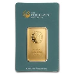 1 oz Gold Bar - Perth Mint (Classic Assay)