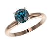 Image 2 : 1.55 ctw VS/SI Diamond 3 Stone 2pc Wedding Set 14K Yellow Gold