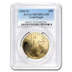 2000-W 1 oz Proof Gold American Eagle PR-70 PCGS