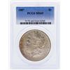 Image 1 : 1887 $1 Morgan Silver Dollar Coin PCGS MS65