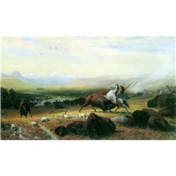 The Last Buffalo by Albert Bierstadt