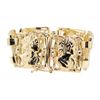 Image 2 : Sculpted Station Bracelet - 14KT Yellow Gold