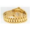 Image 4 : Rolex Mens 18K Yellow Gold Mother Of Pearl Diamond Quickset President Wristwatch