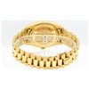 Image 7 : Rolex Mens 18K Yellow Gold Mother Of Pearl Diamond Quickset President Wristwatch