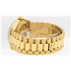 Image 8 : Rolex Mens 18K Yellow Gold Mother Of Pearl Diamond Quickset President Wristwatch