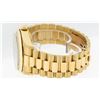 Image 9 : Rolex Mens 18K Yellow Gold Mother Of Pearl Diamond Quickset President Wristwatch