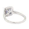 Image 3 : 1.96 ctw Sapphire and Diamond Ring - 14KT White Gold