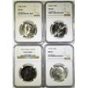 Image 1 : LOT OF 4 NGC GRADED COINS: