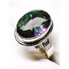 Image 3 : Silver Mystic Topaz (6.86Gm) Ring (~Size 9), Suggested Retail Value $200