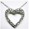 Image 1 : Silver Peridot Necklace (~length 16cm), Suggested Retail Value $80