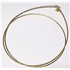 Image 1 : 10K Yellow Gold (0.8Gm, 18") Chain, Suggested Retail Value $360