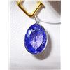 Image 4 : 14K White Gold Floating Tanzanite(1.9ct) "Invisible" Necklace (~length 18cm), Made in Canada, Apprai