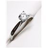 Image 1 : 14K White Gold Diamond(0.32ct) (Si, H) Ring (~Size 6), Made in Canada, Suggested Retail Value $2400