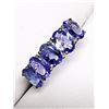 Image 1 : 10K White Gold Natural Tanzanite(2.3ct) Ring (~Size 7), Made in Canada, Appraised Retail $1950