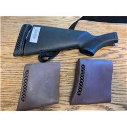 Lot of 3 butt stocks and covers