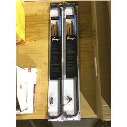 Kenney Room Darkening Wrap Rod (28" - 48") Lot of 2