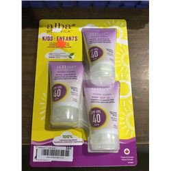 Alba Botanica Sunscreen Lotion 40 SPF 3-Pack