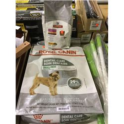 Royal CaninDental Care Small Dog Food (17lbs) and Science Diet Small Dog Food (4.5lbs) Lot of 2