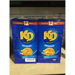 Kraft Dinner Original (12 x 225g) Lot of 2
