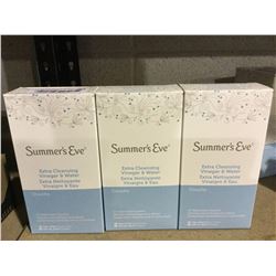 Summers Eve Extra Cleansing Vinegar & Water Lot of 3