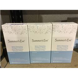 Summers Eve Extra Cleansing Vinegar & Water Lot of 3