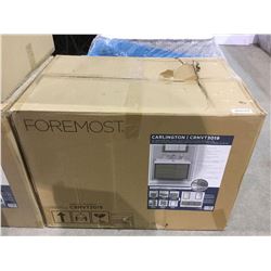 NEW ForemostCarlington30" Modular Wall Hung Vanity w/ Cultured Marble Top Walnut Finish - ModelCRNVT