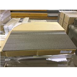 Case of Carpet Tile (Style: 42FYB Overlay, Color: 95761 Layered) 18" x 36" (5.0 Sq Yd.) - 10 Tiles
