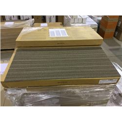 Case of Carpet Tile (Style: 42FY9 Minimal, Color: 64761 Seam) 18  x 36  (5.0 Sq Yd.) - 10 Tiles