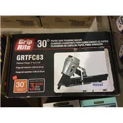 Grip Rite Paper Tape Framing Nailer 2" to 3-1/4" Model: GRTFC83
