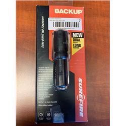 Backup Dual-Output LED Flashlight