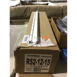 Case of CertainTeedFire Resistant Suspension System C/T 24" x 15/16" x 1.5" Model: RS2-12-15