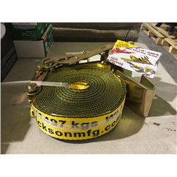 Erickson 2" x 30' Ratchet Strap - Flat Hooks