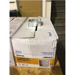 Case of Iberville4" Square Box Mounts Model: 52151K-CRT