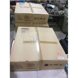 NEW Facto Black Finished Medicine Cabinet (22" x 4.3" x 26")