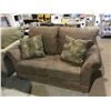 Image 2 : NEW MICROFIBER 2-Piece Sofa, Love Living room set - Chocolate color