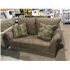 Image 2 : NEW MICROFIBER 2-Piece Sofa, Love Living room set - Chocolate color